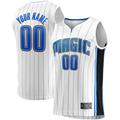 Punc Custom O.Magic White Fast Break Replica Jerseys - Association Edition