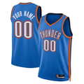 Punc Custom OC.Thunder Blue  Fast Break Stitched Jerseys- Statement Edition
