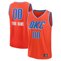 Punc Custom OC.Thunder Orange Swingman Stitched Jerseys - Icon Edition