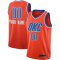 Punc Custom OC.Thunder Orange Swingman Stitched Jerseys- Statement Edition