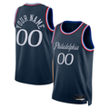 Punc Custom P.76ers Navy 202526 City Edition Swingman Jerseys