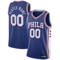 Punc Custom P.76ers Royal 2020-21 Swingman Jerseys - Icon Edition