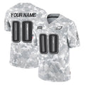 Punc Custom P.Eagles Arctic Camo Salute to Service Limited Game Any Name & Numbers Stitched Jerseys