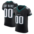 Punc Custom P.Eagles Black Alternate Vapor F.U.S.E. Elite Stitched Jerseys