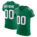 Punc Custom P.Eagles Kelly Green 2nd Alternate Vapor F.U.S.E. Elite Stitched Jerseys
