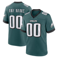 Punc Custom P.Eagles Midnight Green Team Stitched Jerseys