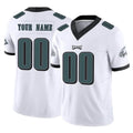 Punc Custom P.Eagles White Limited Vapor F.U.S.E. Home Game Any Name & Numbers Stitched Jerseys