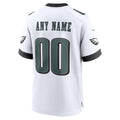 Punc Custom P.Eagles White Stitched Home Game Stitched Jerseys
