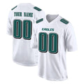 Punc Custom P.Eagles White Tundra Fashion Home Game Any Name & Numbers Stitched Jerseys