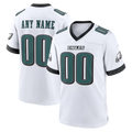 Punc Custom P.Eagles White White Game Stitched Jerseys