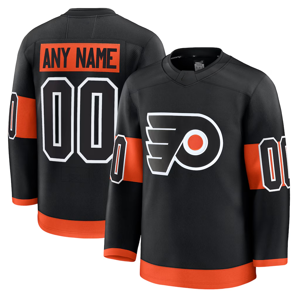 Punc Custom P.Flyers Black Alternate Premium Jerseys
