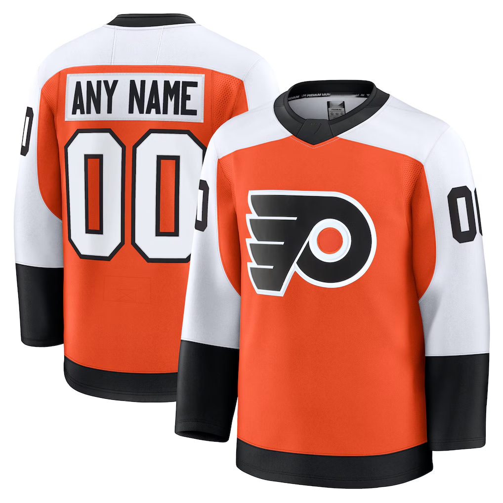 Punc Custom P.Flyers Orange Home Premium Jerseys