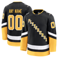 Punc Custom P.Penguins Black Alternate Premium Jerseys