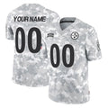 Punc Custom P.Steelers Arctic Camo Limited Salute To Service Home Game Any Name & Numbers Stitched Jerseys