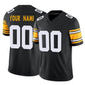 Punc Custom P.Steelers Black Limited Alternate Vapor F.U.S.E. Home Game Any Name & Numbers Stitched Jerseys