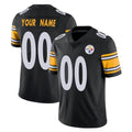 Punc Custom P.Steelers Black Limited Vapor Untouchable Home Game Any Name & Numbers Stitched Jerseys
