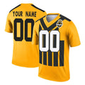 Punc Custom P.Steelers Gold Legend Limited 1933 Throwback Performance Home Game Any Name & Numbers Stitched Jerseys