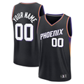 Punc Custom P.Suns Fanatics Black Fast Break Jerseys - Icon Edition