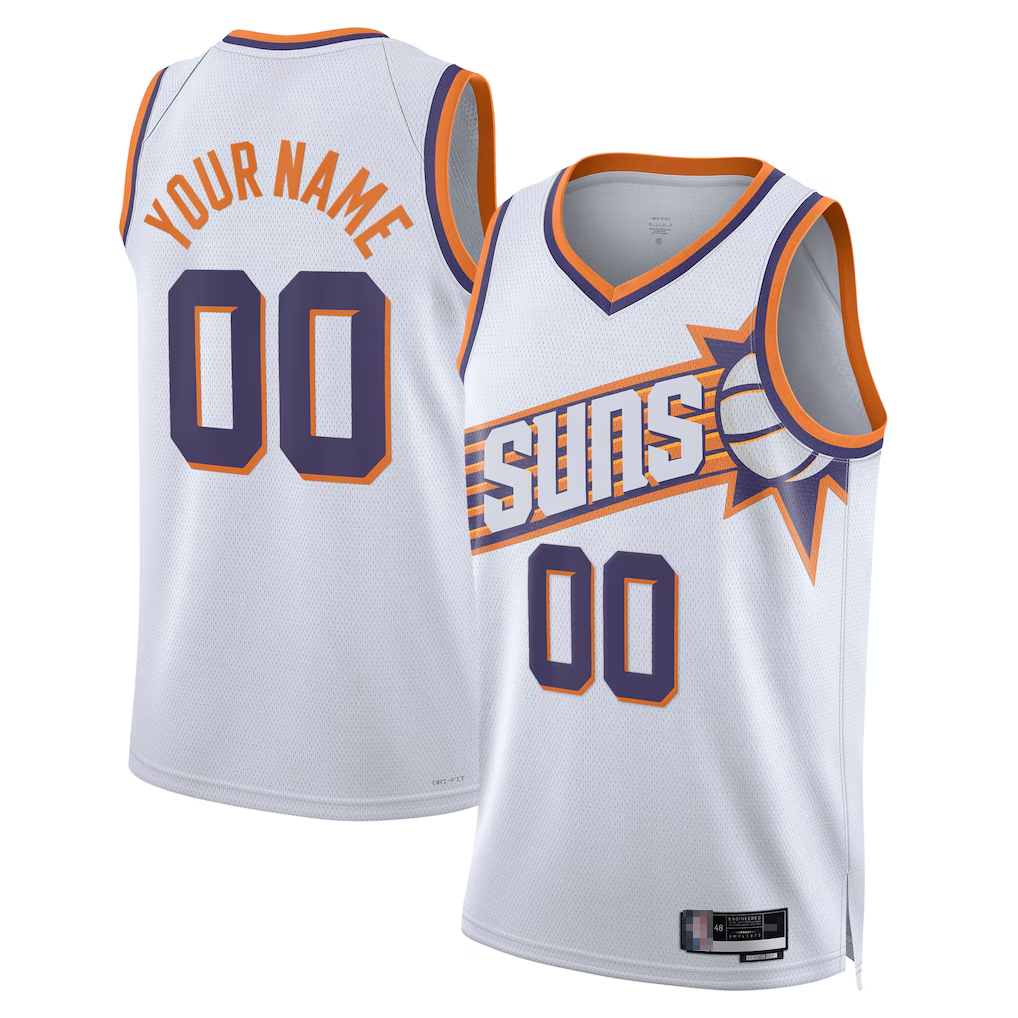 Punc Custom P.Suns White Swingman Jerseys - Association Edition