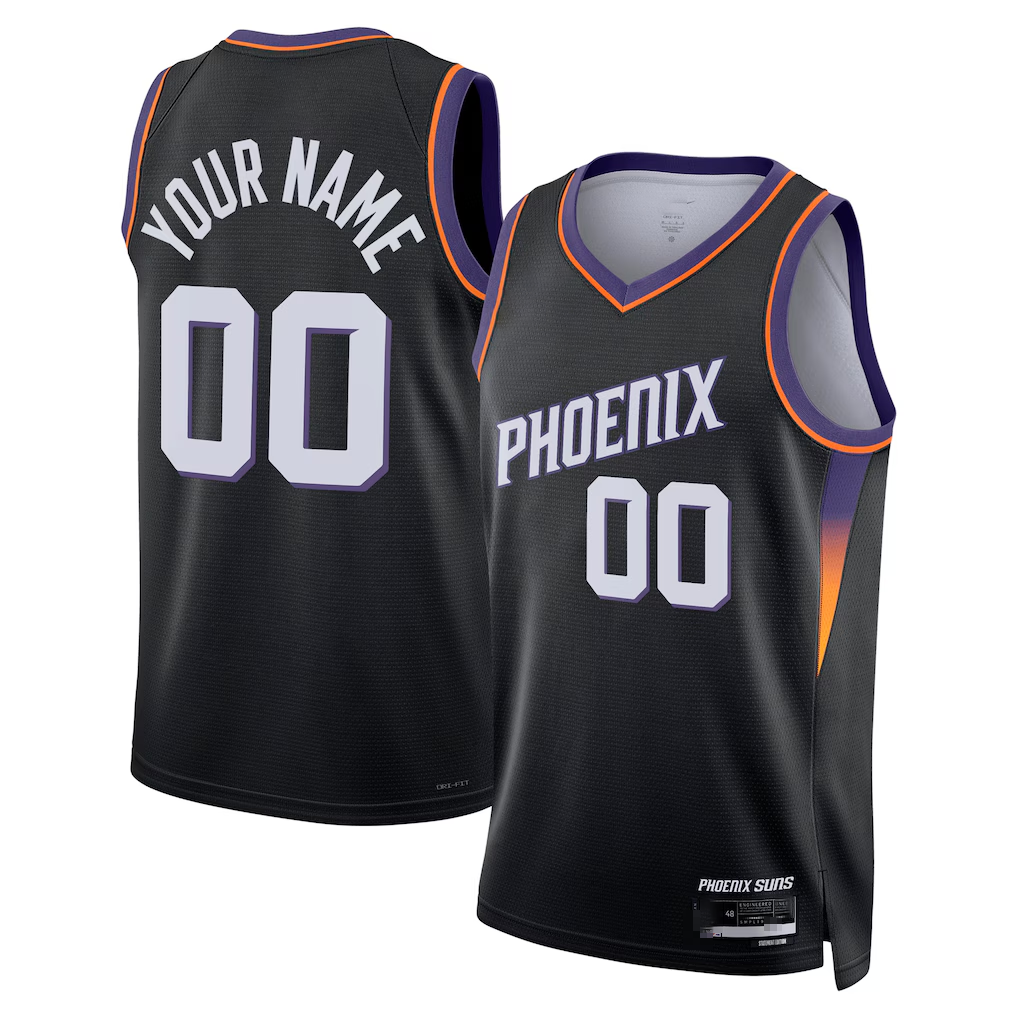 Punc Custom P.Sunss Black Swingman Jerseys - Statement Edition