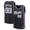 Punc Custom S.Kings Fanatics Black Fast Break Jerseys - Icon Edition