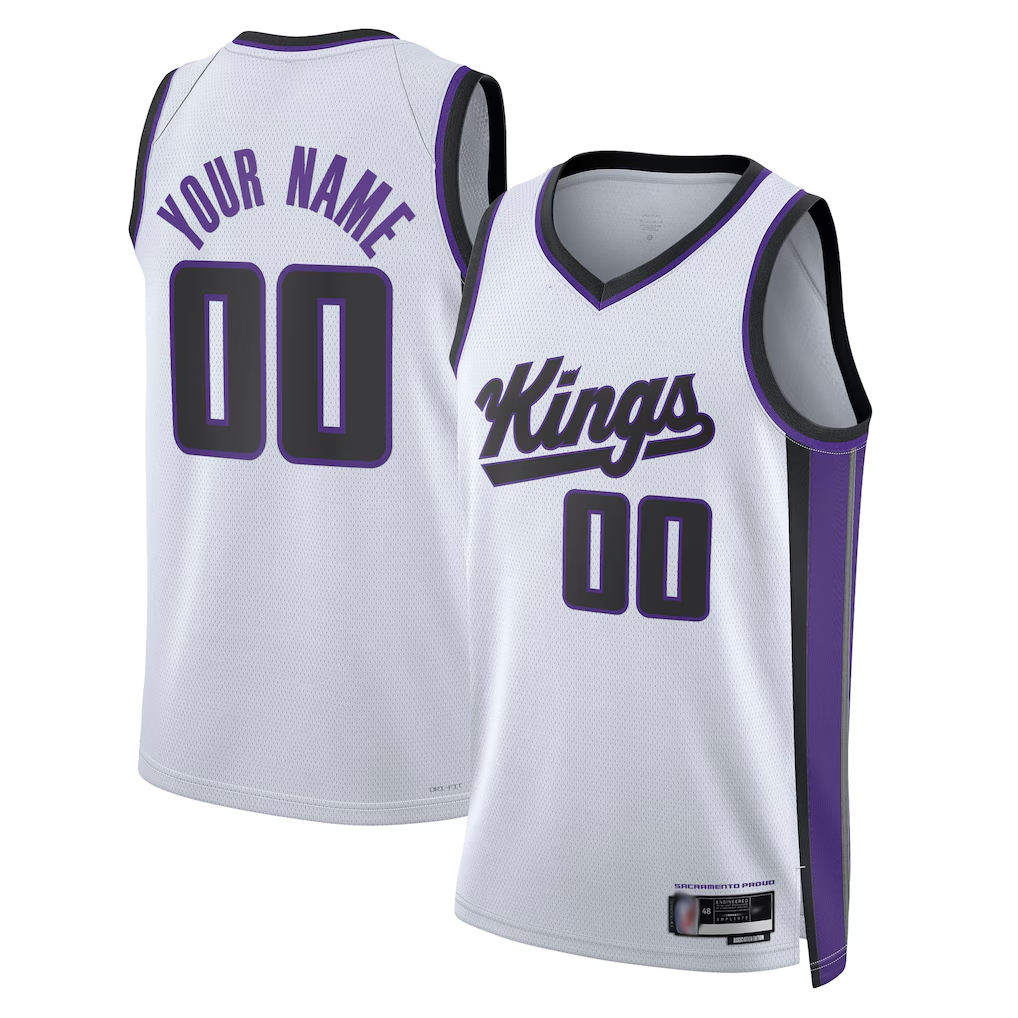 Punc Custom S.Kings White Swingman Jerseys - Association Edition