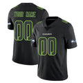 Punc Custom S.Seahawks Black Impact Limited Home Game Any Name & Numbers Stitched Jerseys