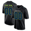 Punc Custom S.Seahawks Black Limited Fashion Home Game Any Name & Numbers Stitched Jerseys