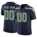 Punc Custom S.Seahawks Navy Limited Vapor F.U.S.E. Home Game Any Name & Numbers Stitched Jerseys