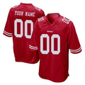 Punc Custom SF.49ers Red Home Game Any Name & Numbers Stitched Jerseys