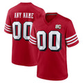 Punc Custom SF.49ers Red Limited Alternate 80th Vapor Home Game Any Name & Numbers Stitched Jerseys