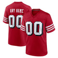 Punc Custom SF.49ers Red Limited Alternate Vapor Home Game Any Name & Numbers Stitched Jerseys