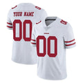 Punc Custom SF.49ers White Limited Vapor Untouchable Home Game Any Name & Numbers Stitched Jerseys