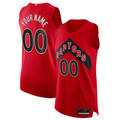 Punc Custom T.Raptors Red 2020-21 Authentic Jerseys - Icon Edition