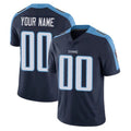 Punc Custom T.Titans Navy Limited Vapor Home Game Any Name & Numbers Stitched Jerseys