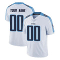 Punc Custom T.Titans White Limited Vapor Untouchable Home Game Any Name & Numbers Stitched Jerseys