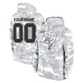 Punc Custom TB.Buccaneers Arctic Camo Limited Salute to Service Pullover Hoodies Game Any Name & Numbers Stitched Jerseys