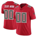 Punc Custom TB.Buccaneers Red Limited Color Rush Home Game Any Name & Numbers Stitched Jerseys