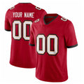 Punc Custom TB.Buccaneers Red Limited Vapor F.U.S.E. Home Game Any Name & Numbers Stitched Jerseys