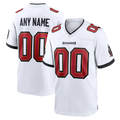 Punc Custom TB.Buccaneers White Team Game Stitched Jerseys