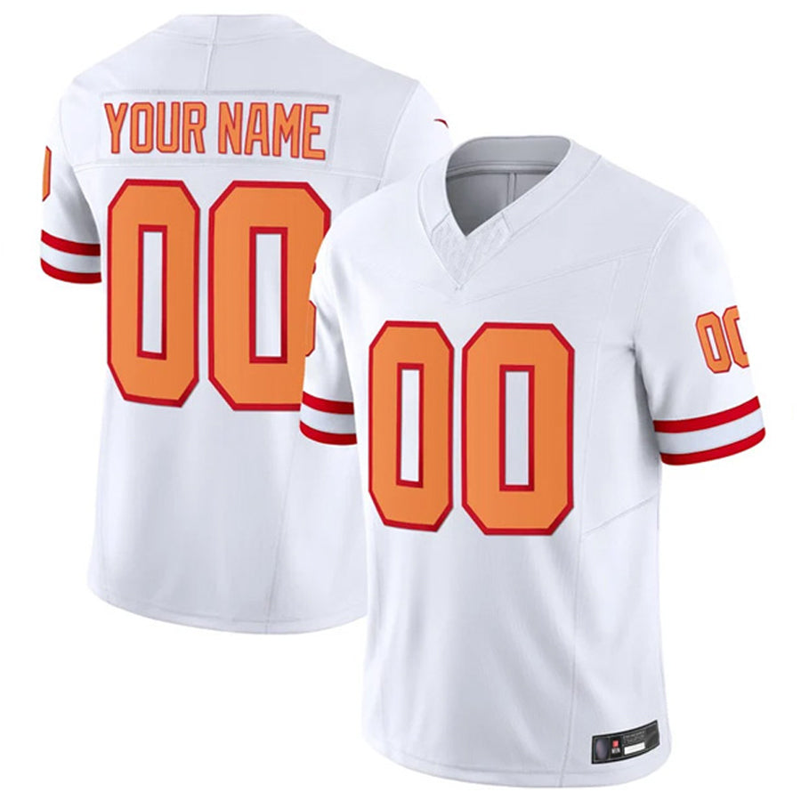 Punc Custom TB.Buccaneers White Vapor F.U.S.E. Limited Stitched Jerseys