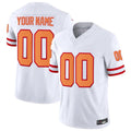Punc Custom TB.Buccaneers White Vapor F.U.S.E. Limited Stitched Jerseys