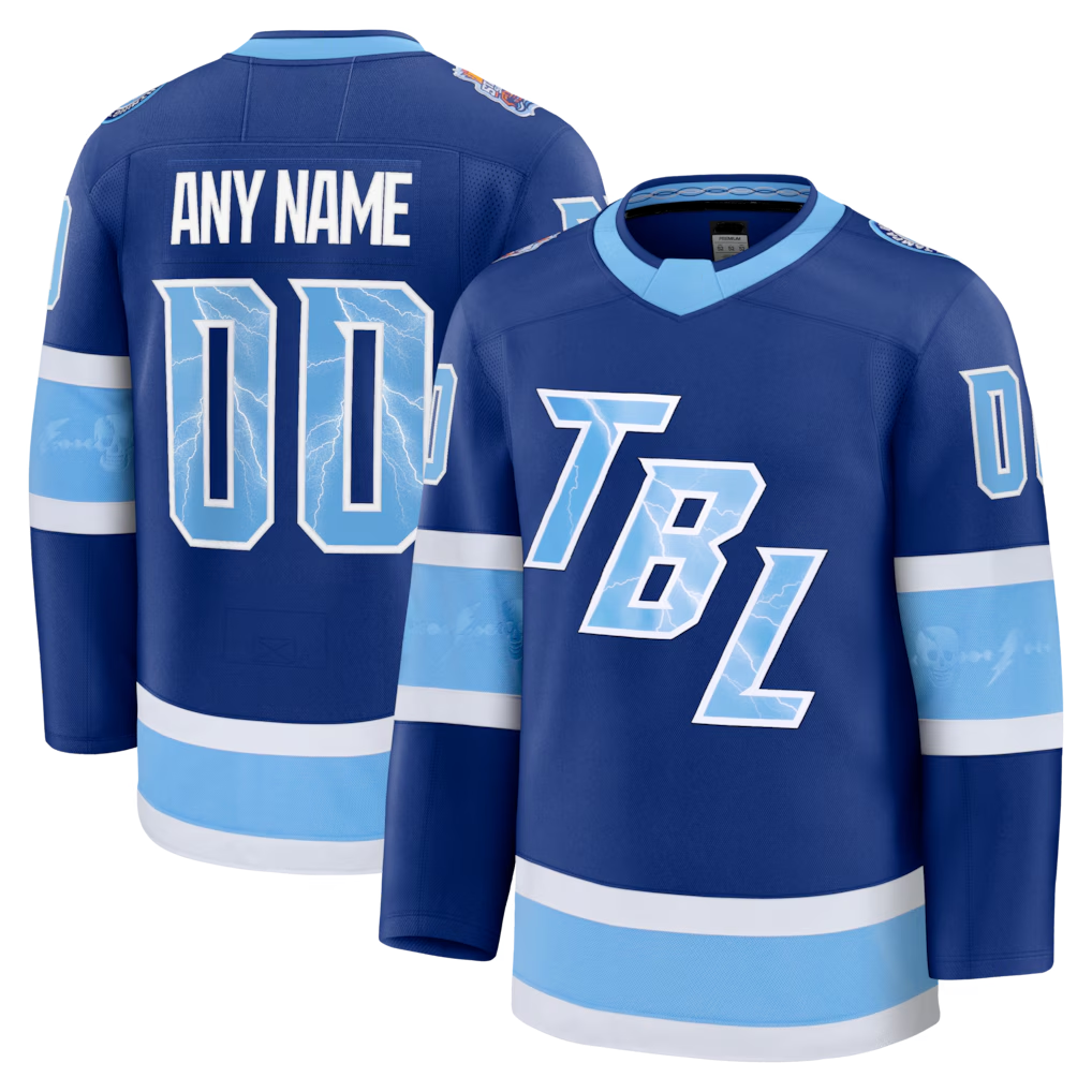 Punc Custom TB.Lightning Blue 2026 Stadium Series Premium Jerseys