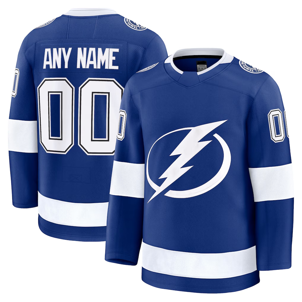 Punc Custom TB.Lightning Blue Home Premium Jerseys