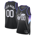 Punc Custom U.Jazz Black 2025 Swingman Jerseys - Statement Edition