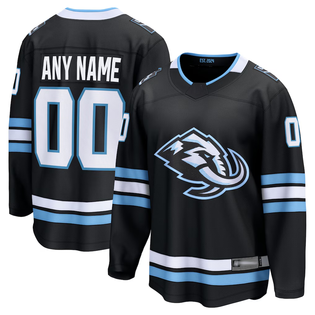 Punc Custom U.Mammoth Black Home Breakaway Jerseys
