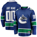 Punc Custom V.Canucks Blue Home Team Breakaway Jerseys