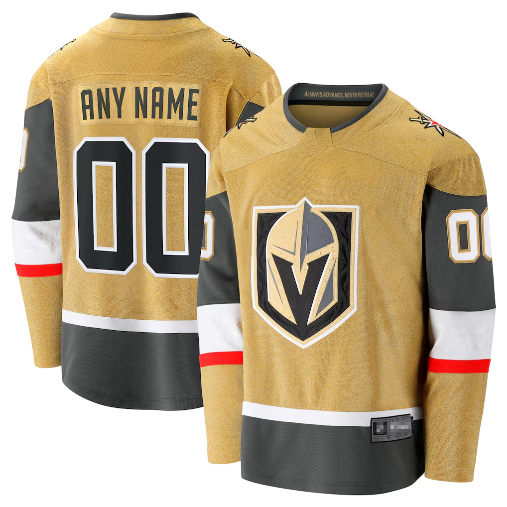 Punc Custom V.Golden Knights Home Breakaway Jerseys