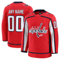 Punc Custom W.Capitals Red Home Premium Jerseys