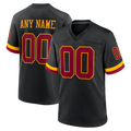 Punc Custom W.Commanders Black Hail Raiser Alternate Game Stitched Jerseys